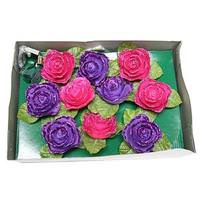 Kurt S. Adler 10 Light Green Wire Victorian Rose String Set